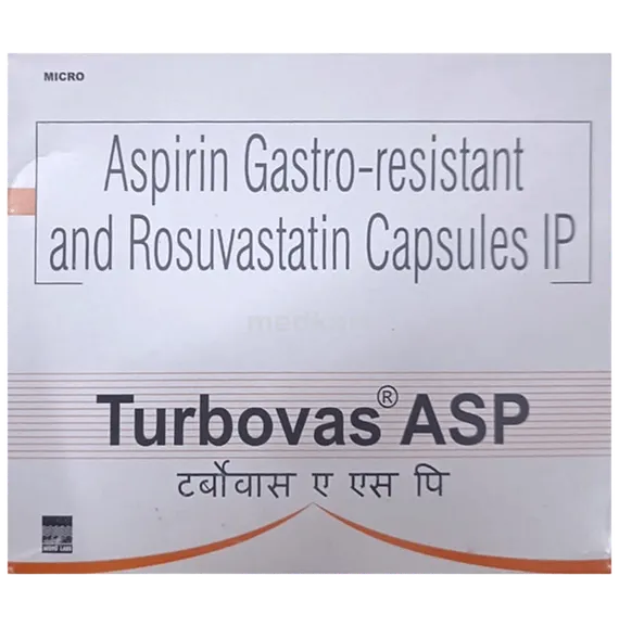 turbovas asp 75mg capsule 15's